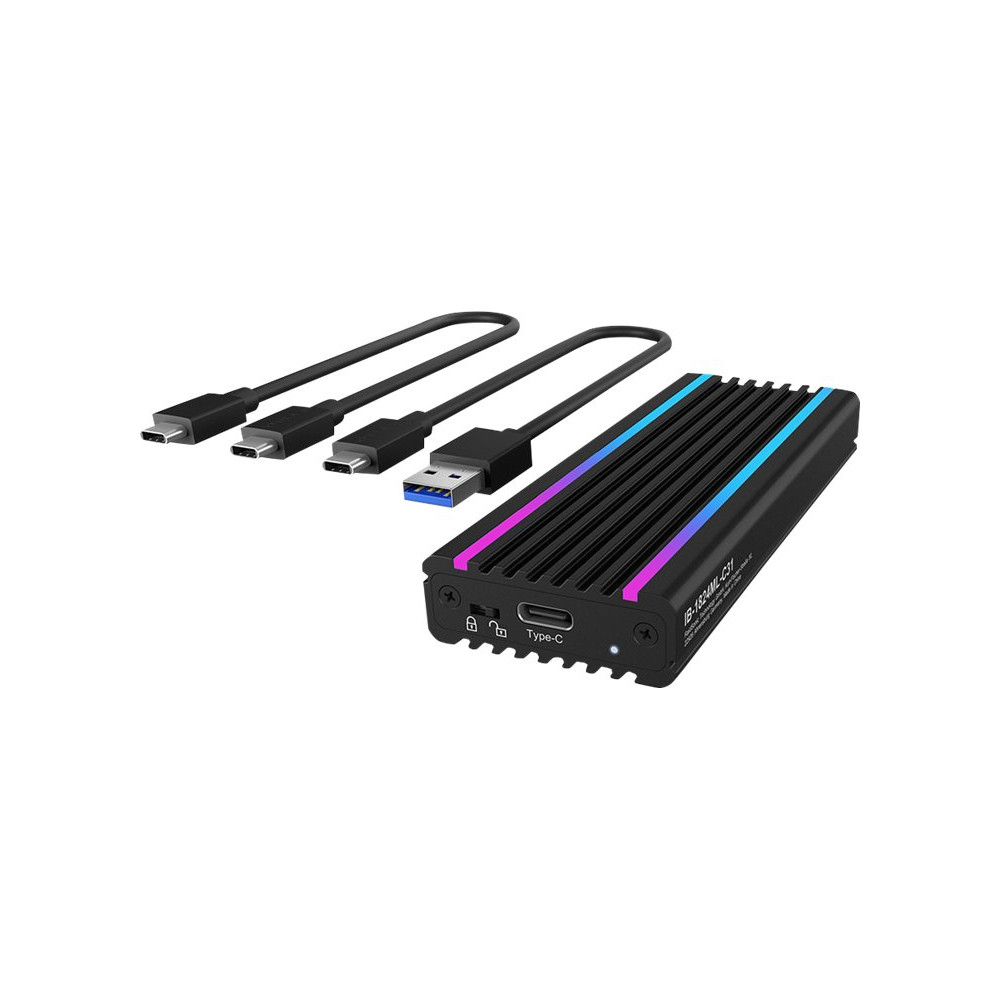 Produktbild för ICY BOX IB-1824ML-C31 - förvaringslåda - M.2 NVMe Card - USB 3.2 (Gen 2)