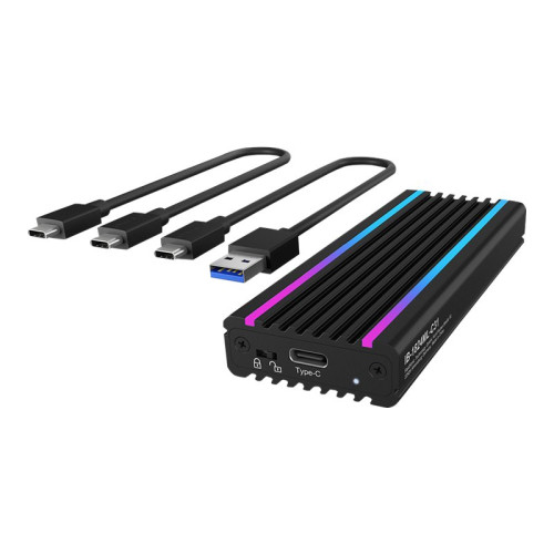 RaidSonic Technology ICY BOX IB-1824ML-C31 - förvaringslåda - M.2 NVMe Card - USB 3.2 (Gen 2)