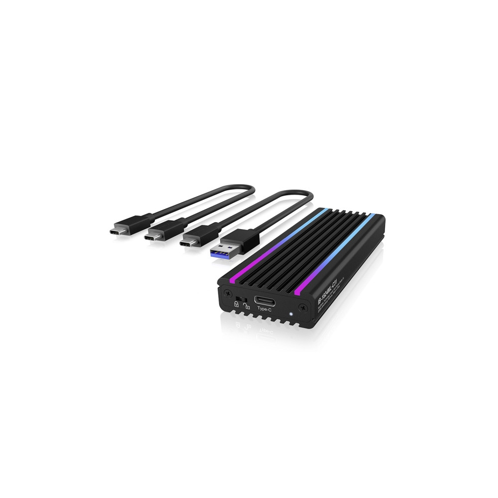 Produktbild för ICY BOX IB-1824ML-C31 - förvaringslåda - M.2 NVMe Card - USB 3.2 (Gen 2)