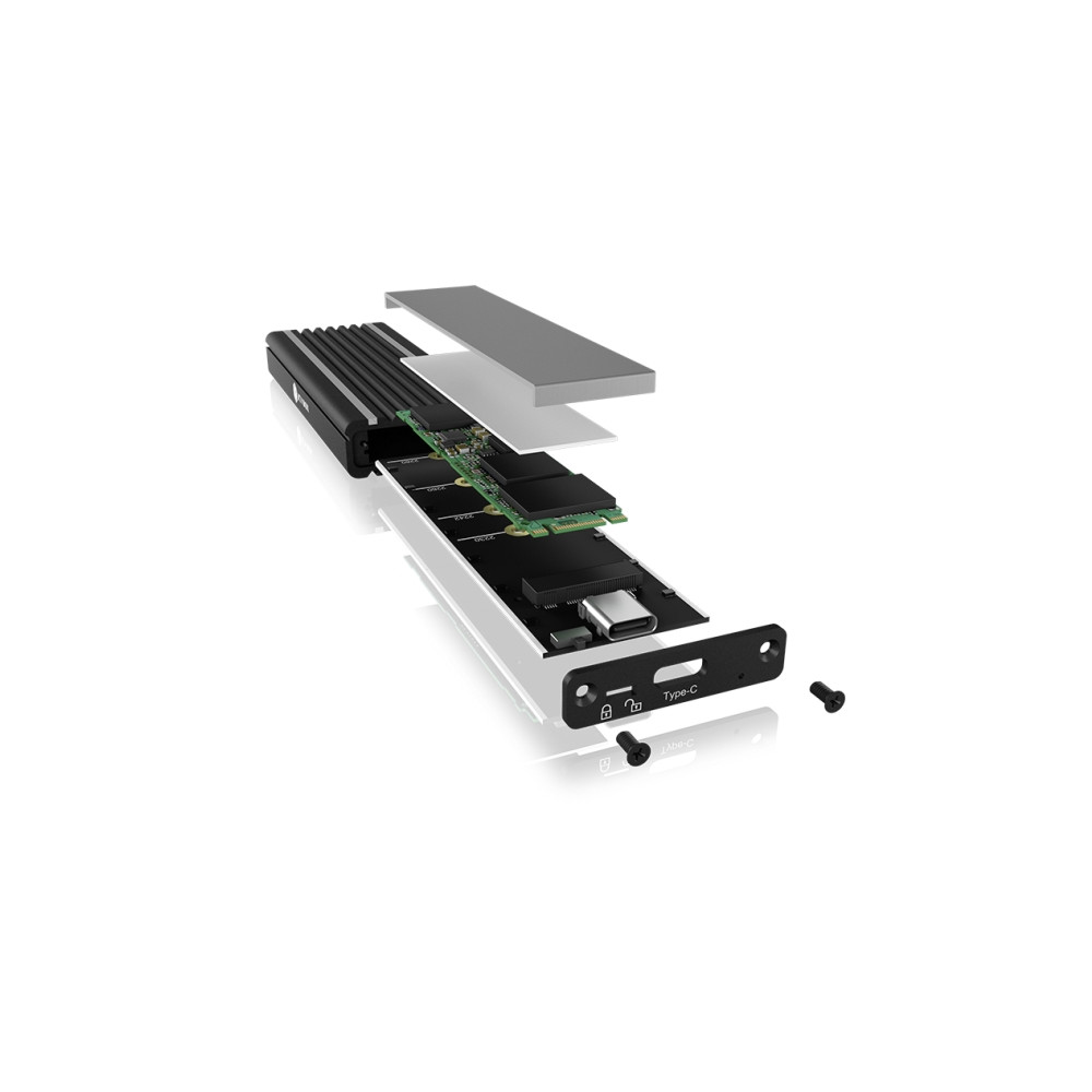 Produktbild för ICY BOX IB-1824ML-C31 - förvaringslåda - M.2 NVMe Card - USB 3.2 (Gen 2)