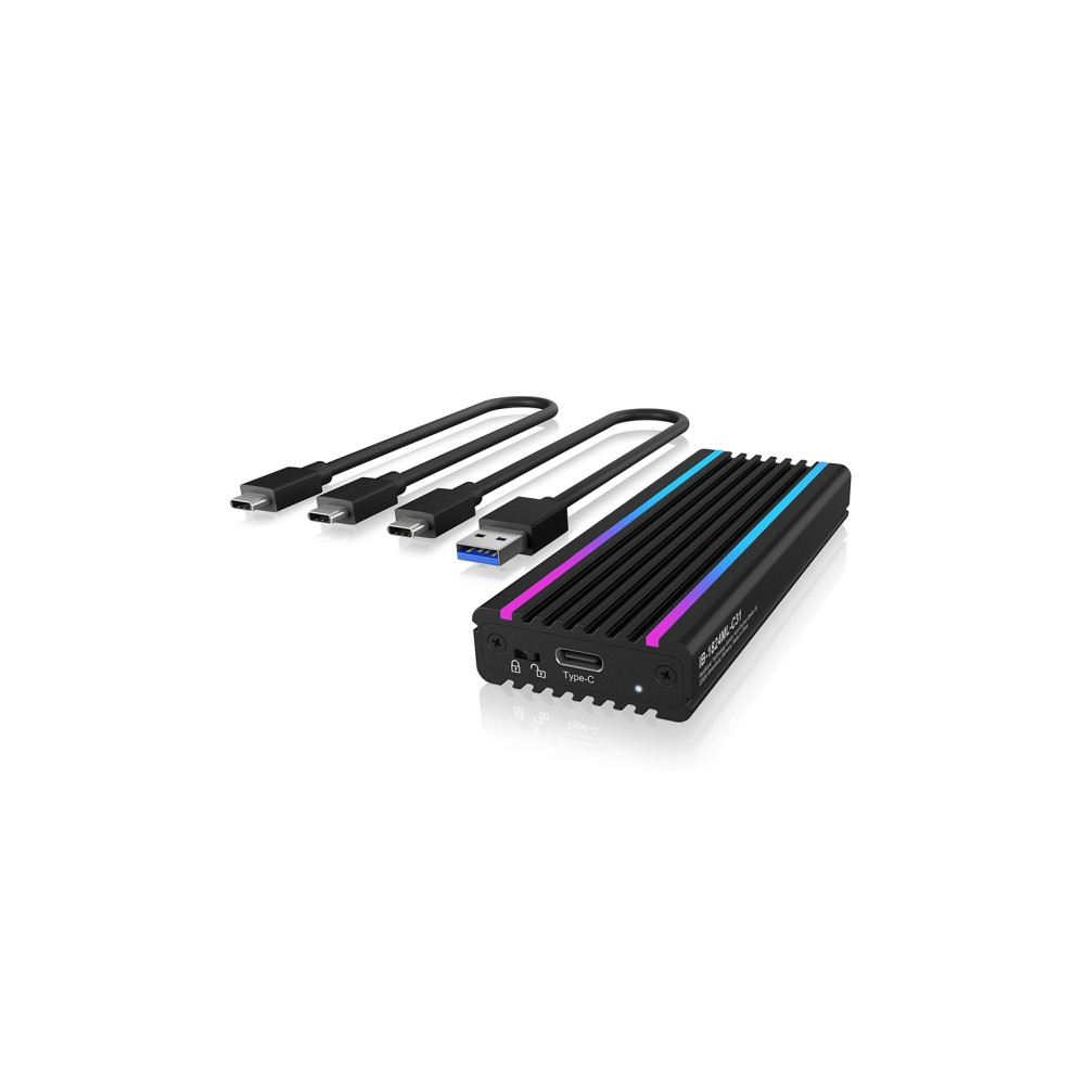Produktbild för ICY BOX IB-1824ML-C31 - förvaringslåda - M.2 NVMe Card - USB 3.2 (Gen 2)