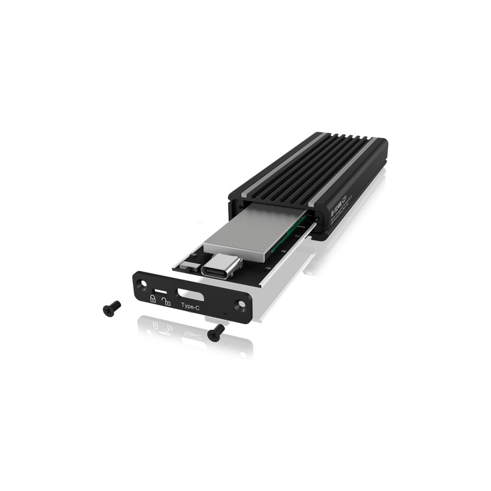 Produktbild för ICY BOX IB-1824ML-C31 - förvaringslåda - M.2 NVMe Card - USB 3.2 (Gen 2)
