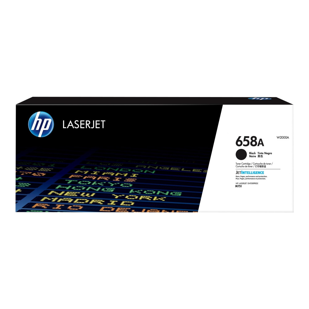 Produktbild för HP 658A - svart - original - LaserJet - tonerkassett (W2000A)