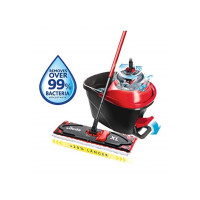 Produktbild för Vileda Ultramat Turbo XL, Laminat, Klinkers, Trä, Torr&våt,...
