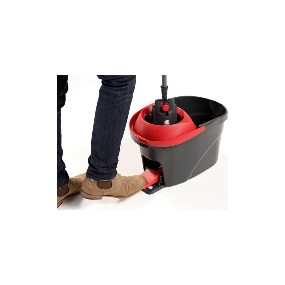 Produktbild för Vileda Ultramat Turbo XL, Laminat, Klinkers, Trä, Torr&våt,...