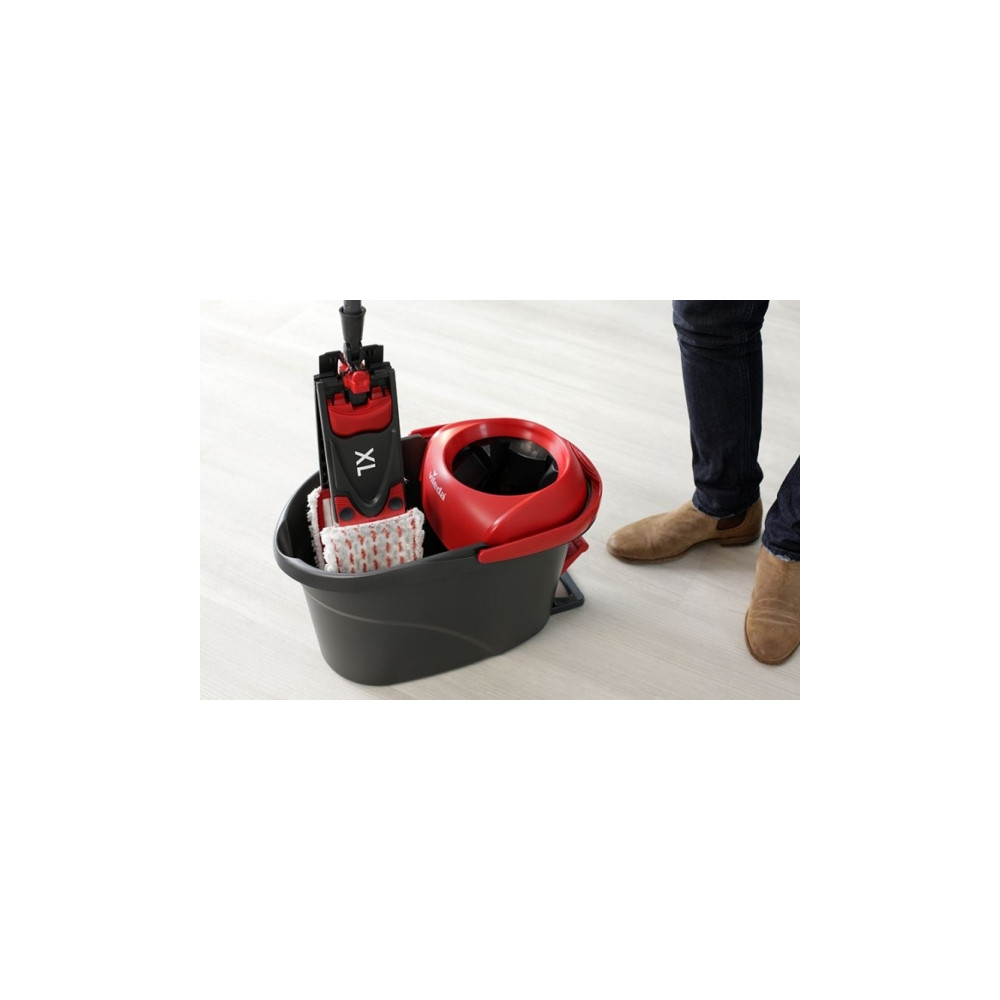 Produktbild för Vileda Ultramat Turbo XL, Laminat, Klinkers, Trä, Torr&våt,...