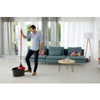 Produktbild för Vileda Ultramat Turbo XL, Laminat, Klinkers, Trä, Torr&våt,...