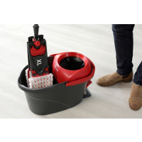 Produktbild för Vileda Ultramat Turbo XL, Laminat, Klinkers, Trä, Torr&våt,...