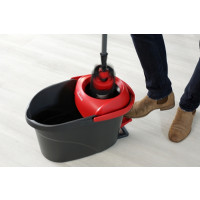Produktbild för Vileda Ultramat Turbo XL, Laminat, Klinkers, Trä, Torr&våt,...