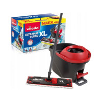 Produktbild för Vileda Ultramat Turbo XL, Laminat, Klinkers, Trä, Torr&våt,...