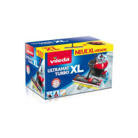 Produktbild för Vileda Ultramat Turbo XL, Laminat, Klinkers, Trä, Torr&våt,...