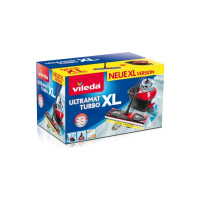 Produktbild för Vileda Ultramat Turbo XL, Laminat, Klinkers, Trä, Torr&våt,...