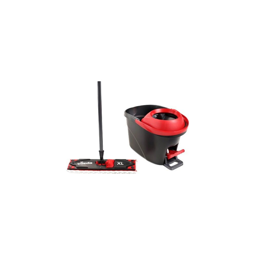Produktbild för Vileda Ultramat Turbo XL, Laminat, Klinkers, Trä, Torr&våt,...
