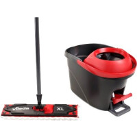 Produktbild för Vileda Ultramat Turbo XL, Laminat, Klinkers, Trä, Torr&våt,...