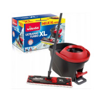 Produktbild för Vileda Ultramat Turbo XL, Laminat, Klinkers, Trä, Torr&våt,...