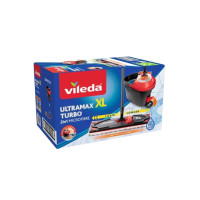 Produktbild för Vileda Ultramat Turbo XL, Laminat, Klinkers, Trä, Torr&våt,...