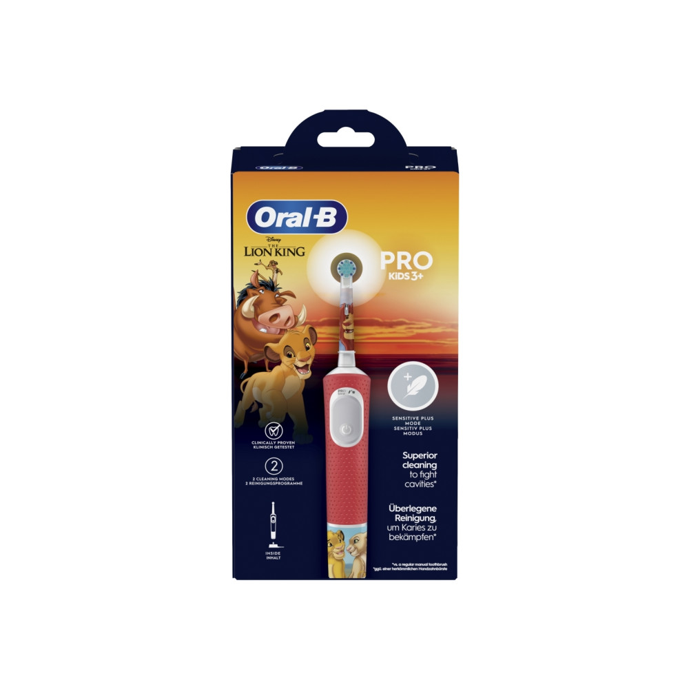 Produktbild för Oral-B Kids VITALITYPROLIONK, Barn, Roterande och oscilleran...