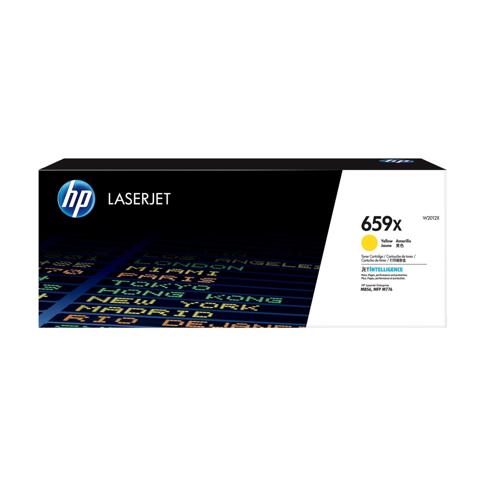 Produktbild för HP 659X - gul - original - LaserJet - tonerkassett (W2012X)