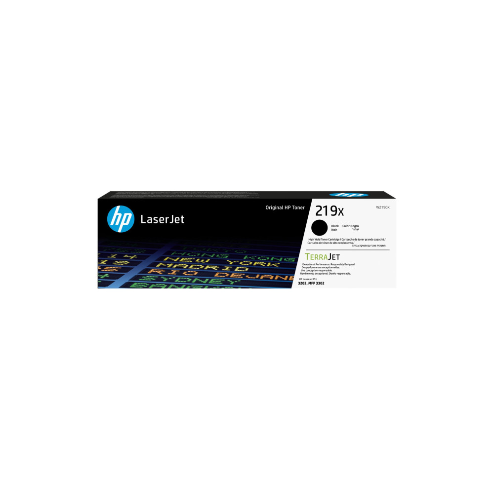 Produktbild för HP 219X - Lång livslängd - svart - original - LaserJet - tonerkassett (W2190X)
