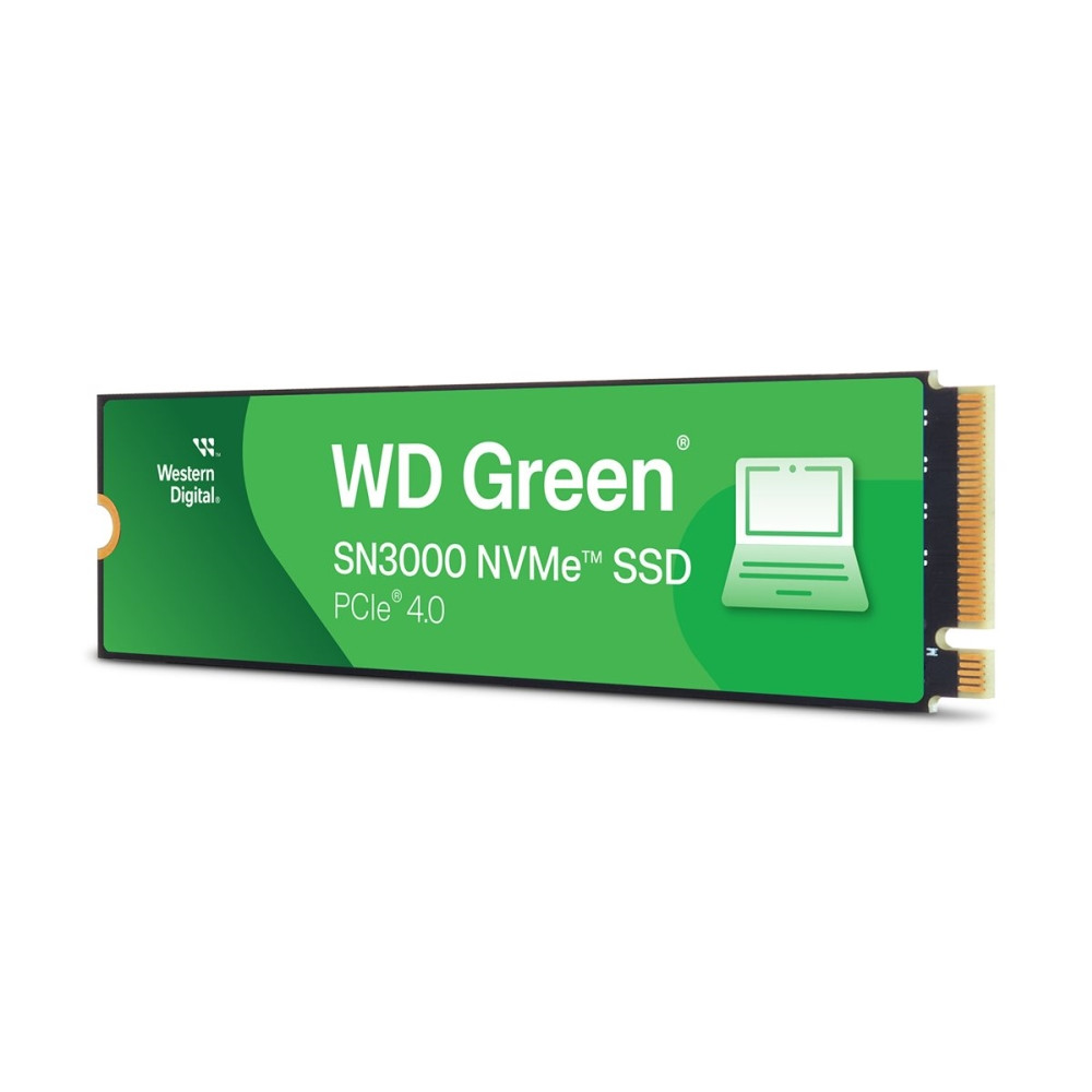 Produktbild för WD Green SN3000 WDS500G4G0E-00CPS0 - SSD - 500 GB - PCIe 4.0 x4 (NVMe)