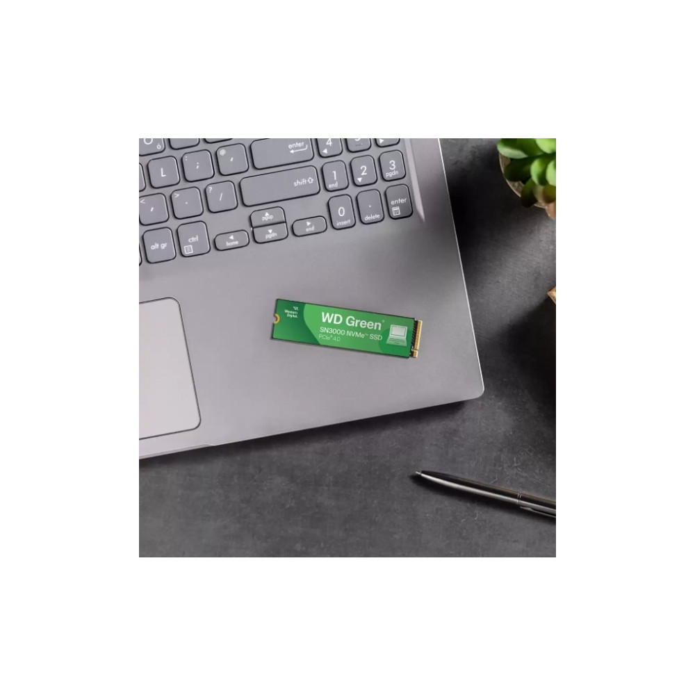 Produktbild för WD Green SN3000 WDS500G4G0E-00CPS0 - SSD - 500 GB - PCIe 4.0 x4 (NVMe)