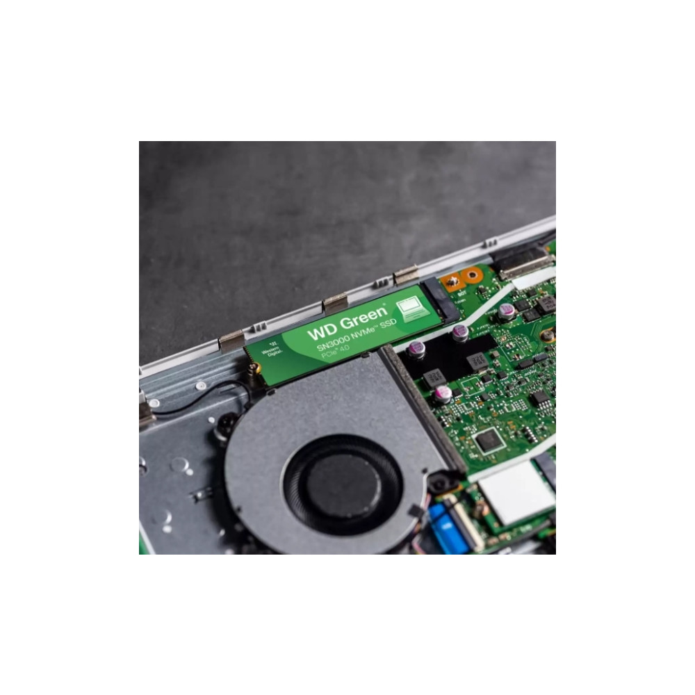 Produktbild för WD Green SN3000 WDS500G4G0E-00CPS0 - SSD - 500 GB - PCIe 4.0 x4 (NVMe)