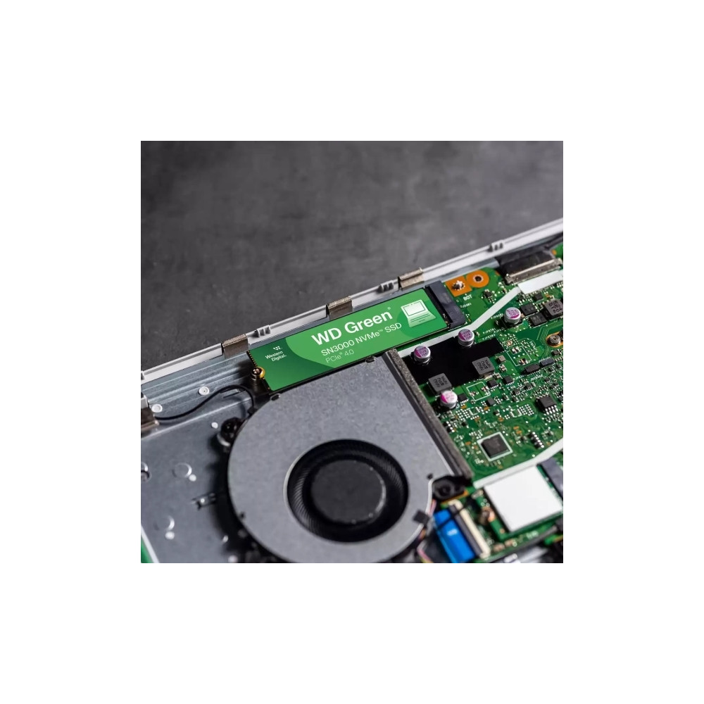 Produktbild för WD Green SN3000 WDS500G4G0E-00CPS0 - SSD - 500 GB - PCIe 4.0 x4 (NVMe)