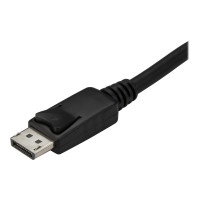 Produktbild för StarTech.com 9.8ft/3m USB C to DisplayPort 1.2 Cable 4K 60Hz, USB-C to DisplayPort Adapter Cable HBR2, USB Type-C DP Alt Mode to DP Monitor Video Cable, Compatible w/ Thunderbolt 3, Black - USB-C Male to DP Male (CDP2DPMM3MB) - extern videoadapter - STM32