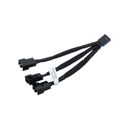 Ekwater EkWaterBlocks - strömdelare för fläkt - 4-stifts PWM till 3-stifts PWM - 10 cm