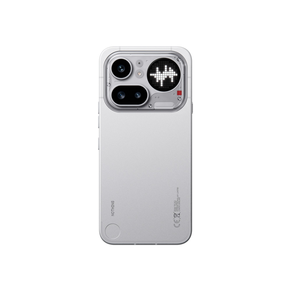 Produktbild för Nothing Phone (4a) Pro - silver - 5G pekskärmsmobil - 128 GB - GSM