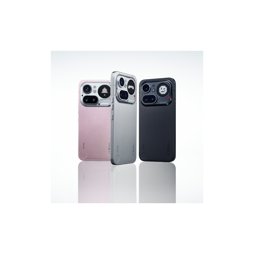 Produktbild för Nothing Phone (4a) Pro - silver - 5G pekskärmsmobil - 128 GB - GSM