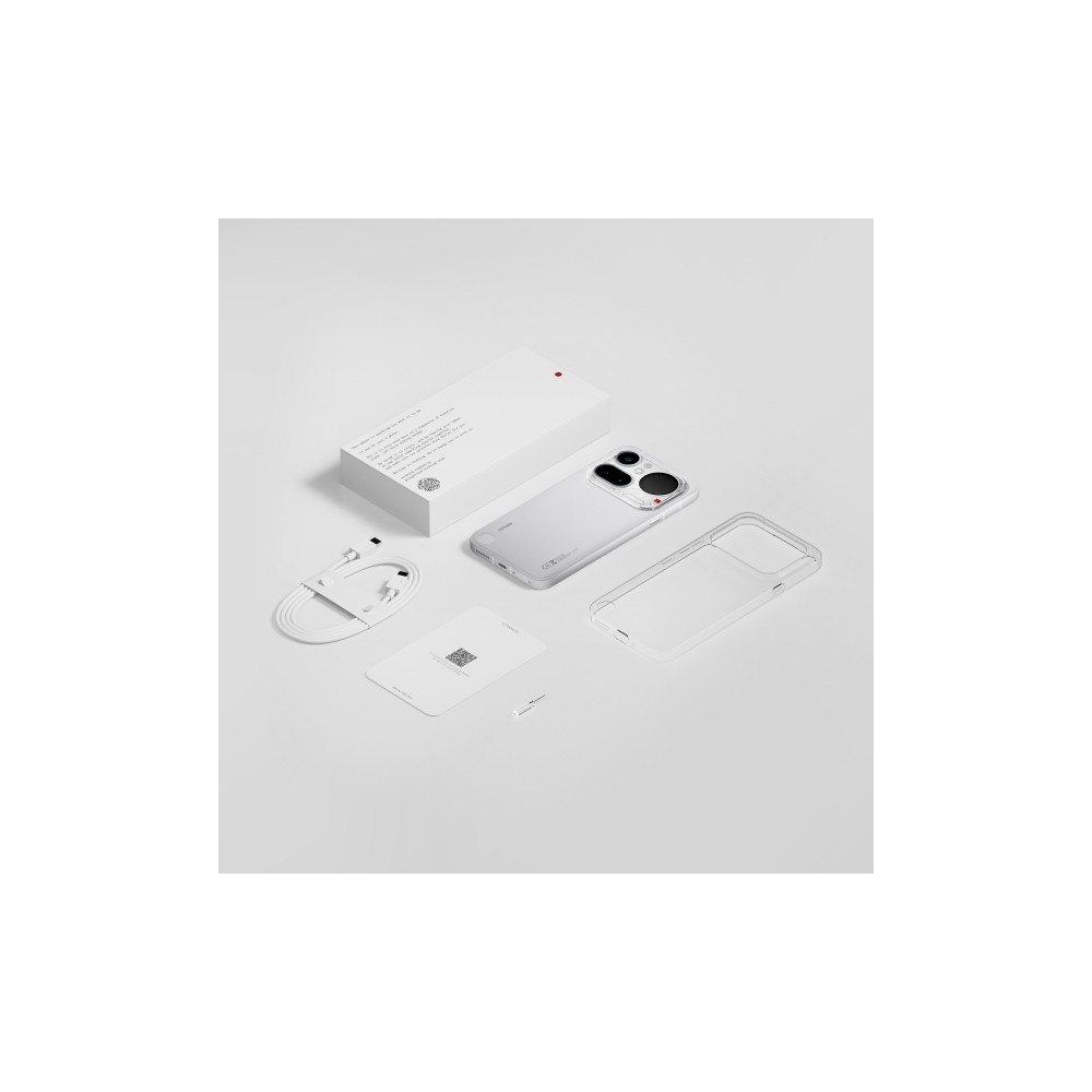 Produktbild för Nothing Phone (4a) Pro - silver - 5G pekskärmsmobil - 128 GB - GSM