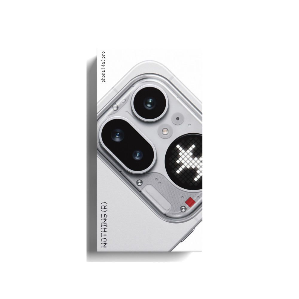 Produktbild för Nothing Phone (4a) Pro - silver - 5G pekskärmsmobil - 128 GB - GSM