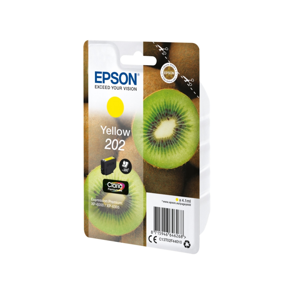Produktbild för Epson 202 - gul - original - bläckpatron