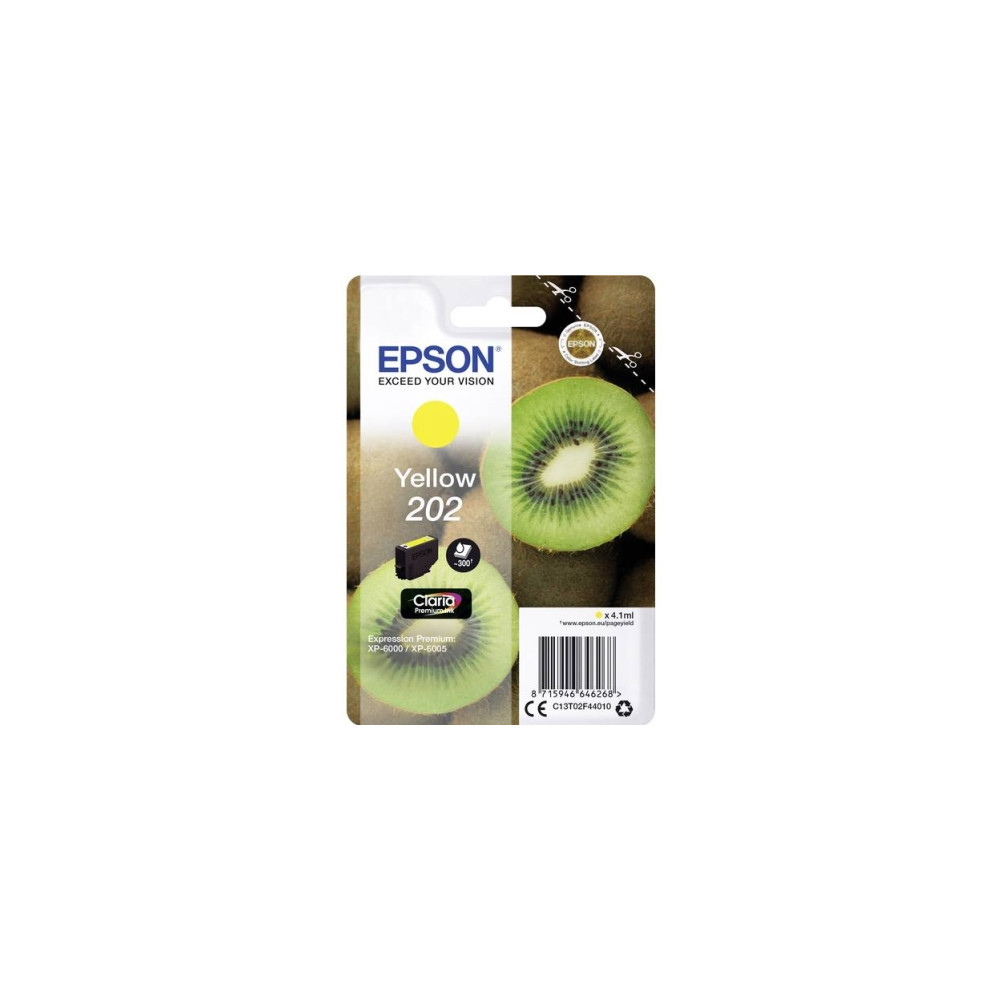 Produktbild för Epson 202 - gul - original - bläckpatron