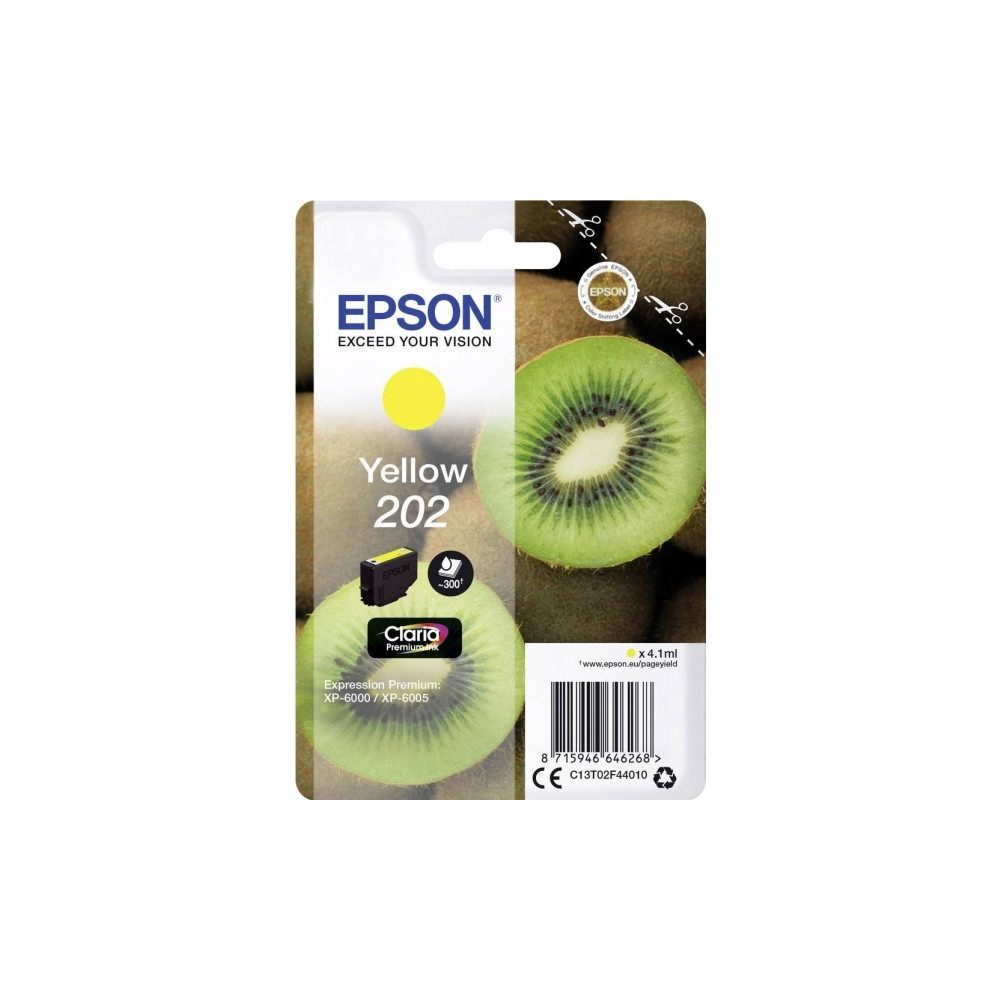 Produktbild för Epson 202 - gul - original - bläckpatron