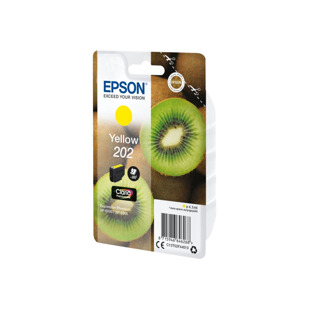 Produktbild för Epson 202 - gul - original - bläckpatron