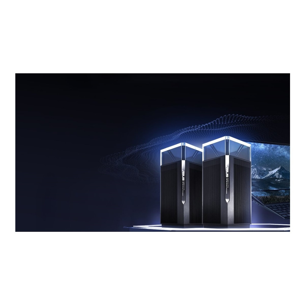 Produktbild för ASUS ZenWiFi Pro ET12 - Wifi-system - Wi-Fi 6E - skrivbordsmodell