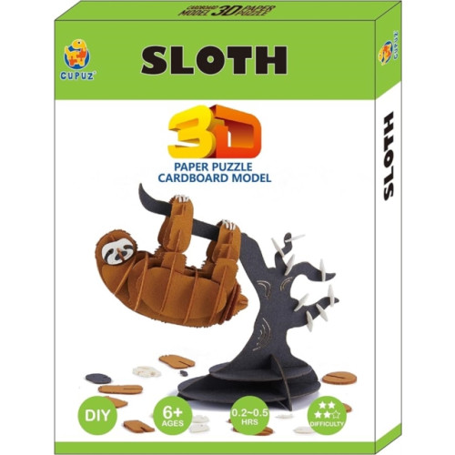 GO ON MAKE ME Sloth Card Puzzle