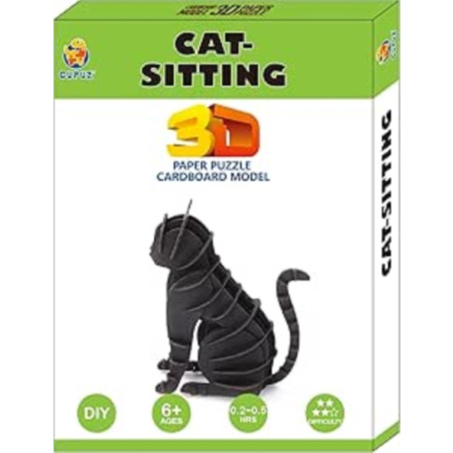 GO ON MAKE ME Cat-Sitting Card Puzzle