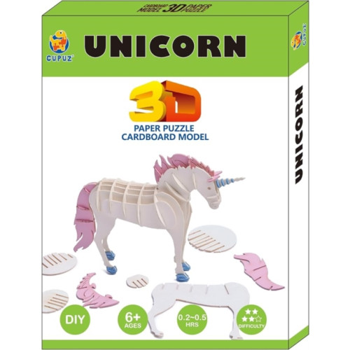 GO ON MAKE ME Unicorn Card Puzzle