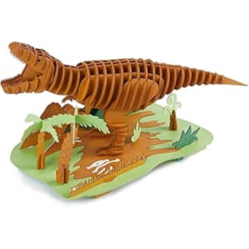 GO ON MAKE ME Tyrannosaurus Rex Scene Card Puzzle