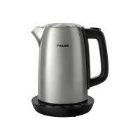 Produktbild för Philips Avance Collection HD9359 - vattenkokare - metall/svart, borstad metall
