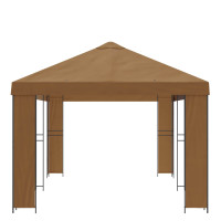 Produktbild för Trädgårdsgazebo 6 x 3 m Beige Polyester och Stål 190