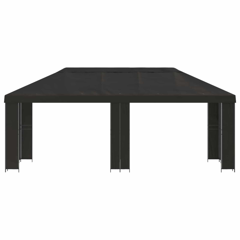 Produktbild för Trädgårdsgazebo 6 x 3 m Antracit Polyester och Stål 190