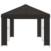 Produktbild för Trädgårdsgazebo 6 x 3 m Antracit Polyester och Stål 190
