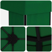 Produktbild för Trädgårdsgazebo 6 x 3 m Grön Polyester och Stål 190