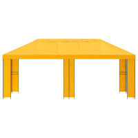 Produktbild för Trädgårdsgazebo 6 x 3 m Gul Polyester och Stål 190