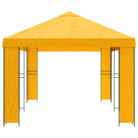 Produktbild för Trädgårdsgazebo 6 x 3 m Gul Polyester och Stål 190