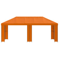 Produktbild för Trädgårdsgazebo 6 x 3 m Orange Polyester och Stål 190